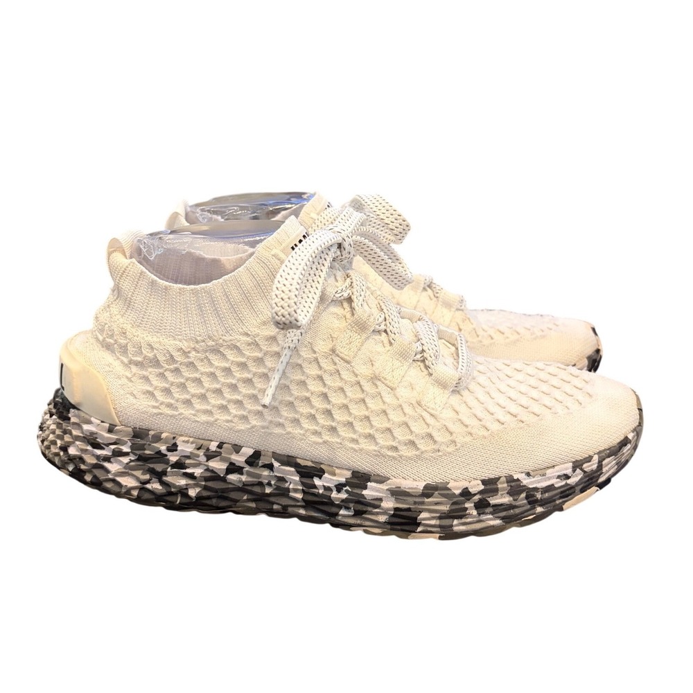 NOBULL Knit Runner Men's 6.5 Women's 8 White Camo Sole Training Shoes